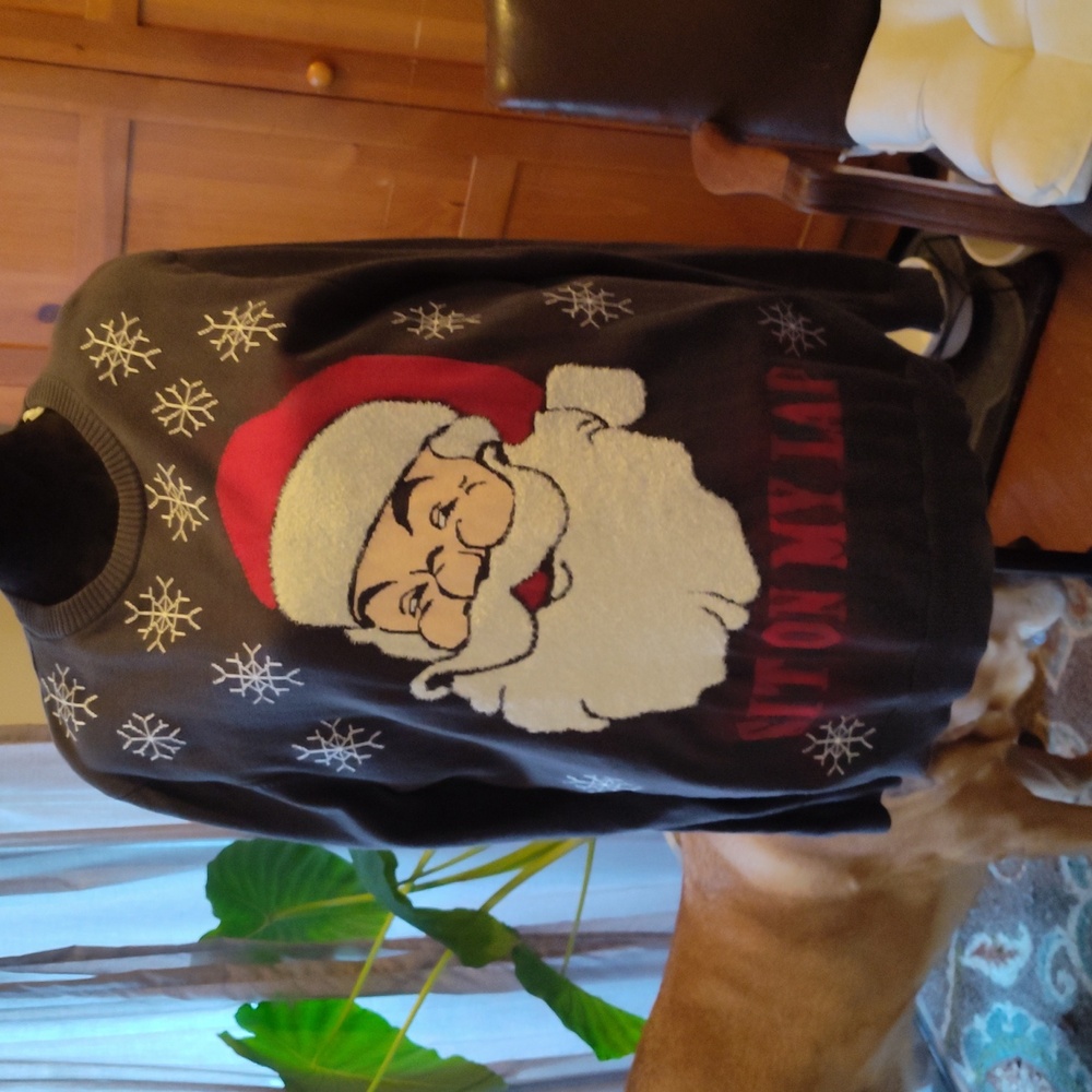 Naughty Santa sweater extra large